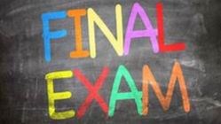 Final exam logo